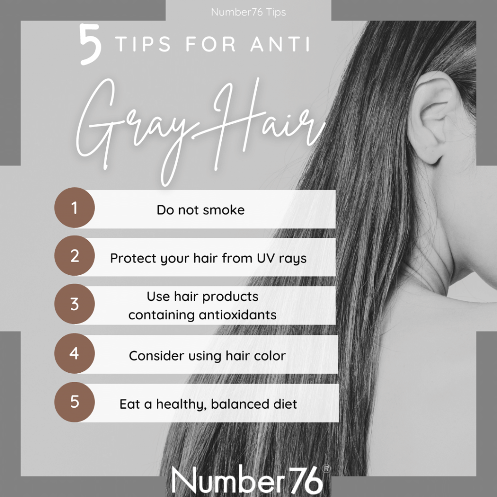 5 Tips For Anti Gray Hair 